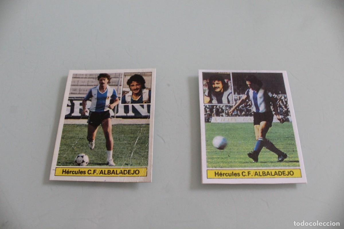 Cromos de F&uacute;tbol: ESTE 81 82 ALBALADEJO COLOCA VERSI&Oacute;N 2 RECUPERADO DE &Aacute;LBUM + REGALO (LEER DESCRIPCI&Oacute;N ANUNCIO)