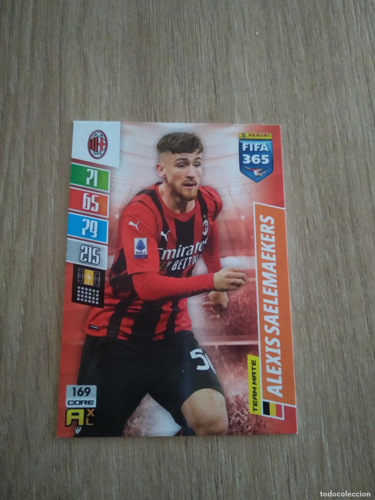 Cromos de F&uacute;tbol: 169 SAELEMAEKERS AC MILAN CROMO FUTBOL PANINI ADRENALYN 21-22 FIFA 365 2021-2022
