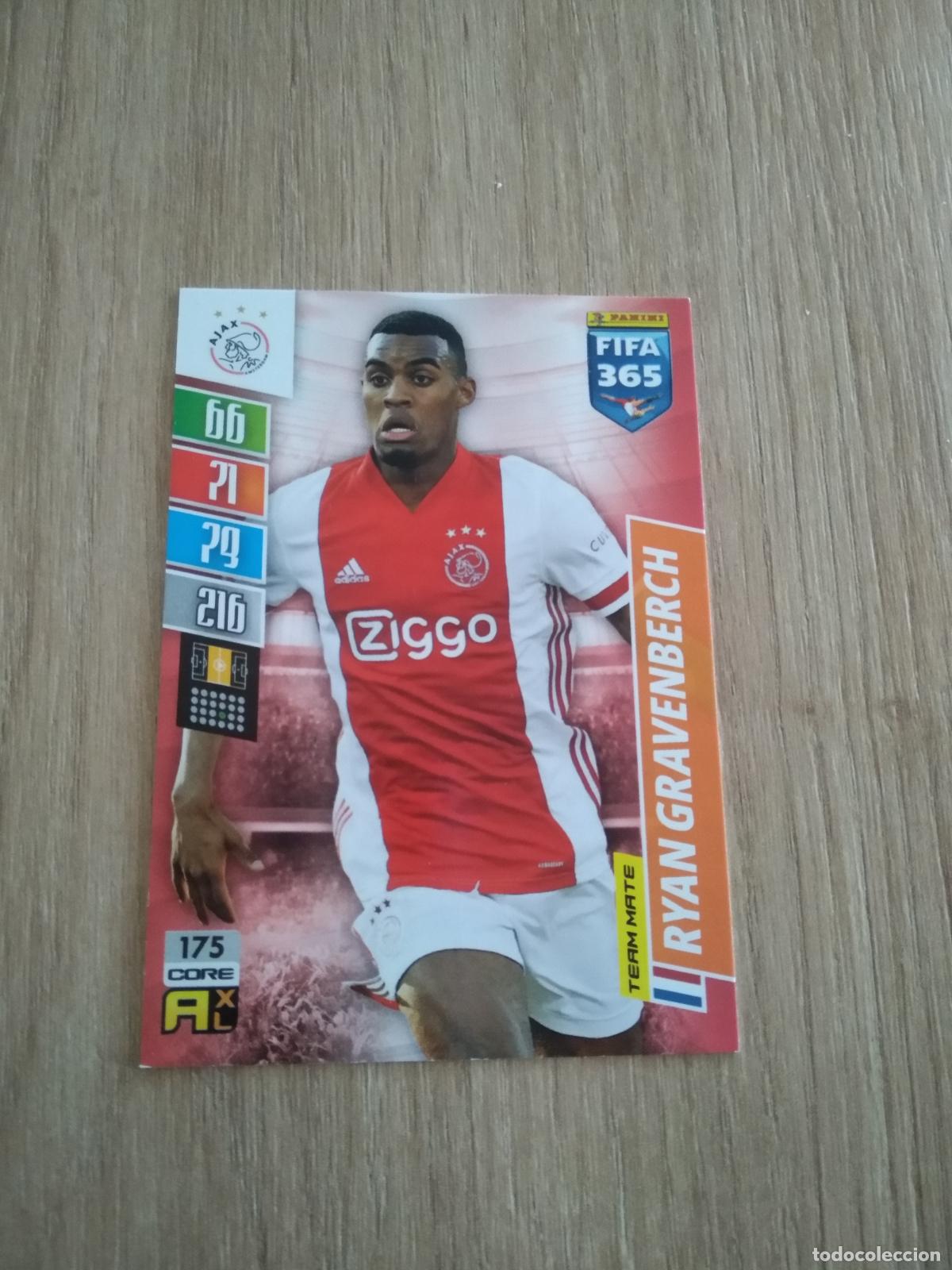 Cromos de F&uacute;tbol: 175 RYAN GRAVENBERCH AJAX CROMO FUTBOL PANINI ADRENALYN 21-22 FIFA 365 2021-2022