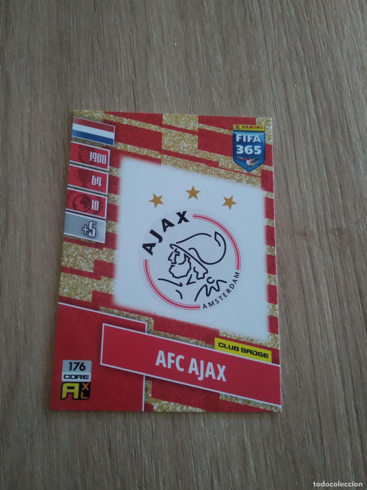 Cromos de F&uacute;tbol: 176 ESCUDO AJAX CROMO FUTBOL PANINI ADRENALYN 21-22 FIFA 365 2021-2022