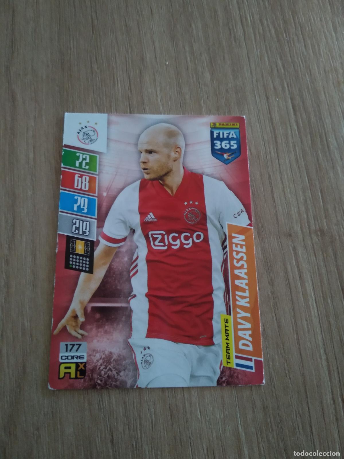 Cromos de F&uacute;tbol: 177 DAVY KLAASSEN AJAX CROMO FUTBOL PANINI ADRENALYN 21-22 FIFA 365 2021-2022