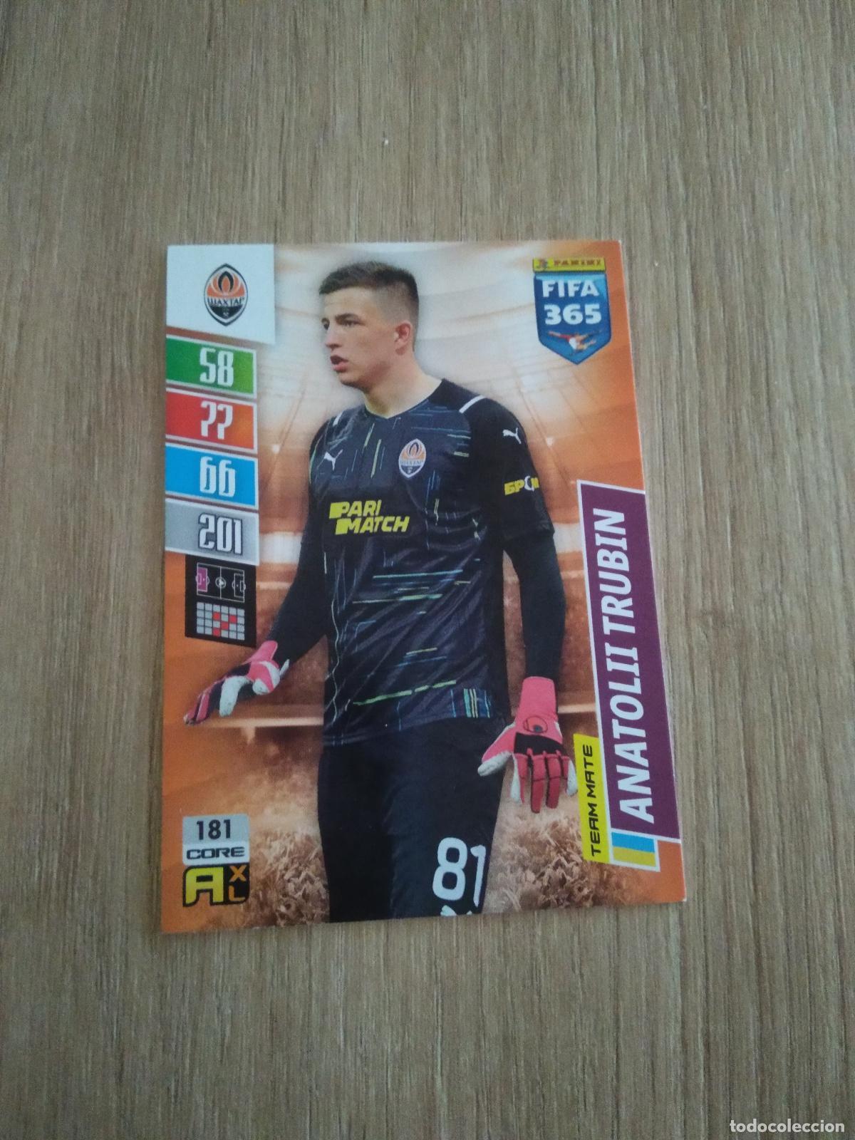 Cromos de F&uacute;tbol: 181 TRUBIN SHAKHTAR DONETSK CROMO FUTBOL PANINI ADRENALYN 21-22 FIFA 365 2021-2022
