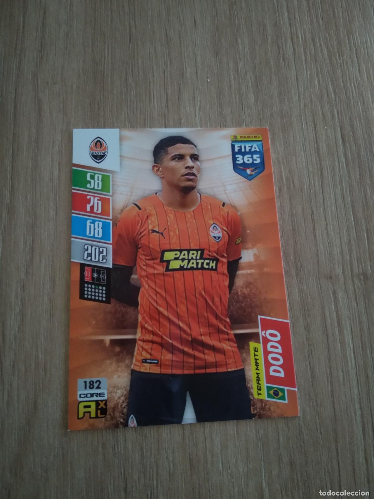 Cromos de F&uacute;tbol: 182 DODO SHAKHTAR DONETSK CROMO FUTBOL PANINI ADRENALYN 21-22 FIFA 365 2021-2022