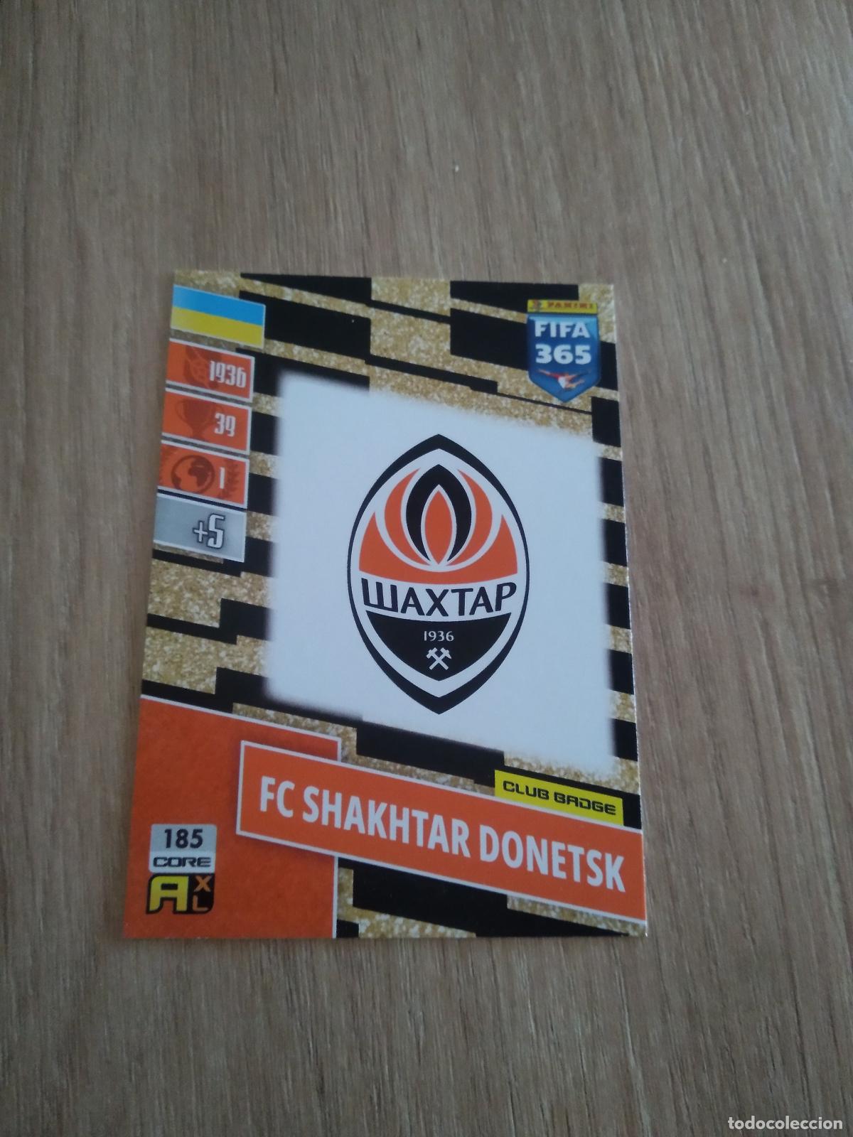 Cartes &agrave; collectionner de Football: 185 ESCUDO SHAKHTAR DONETSK CROMO FUTBOL PANINI ADRENALYN 21-22 FIFA 365 2021-2022