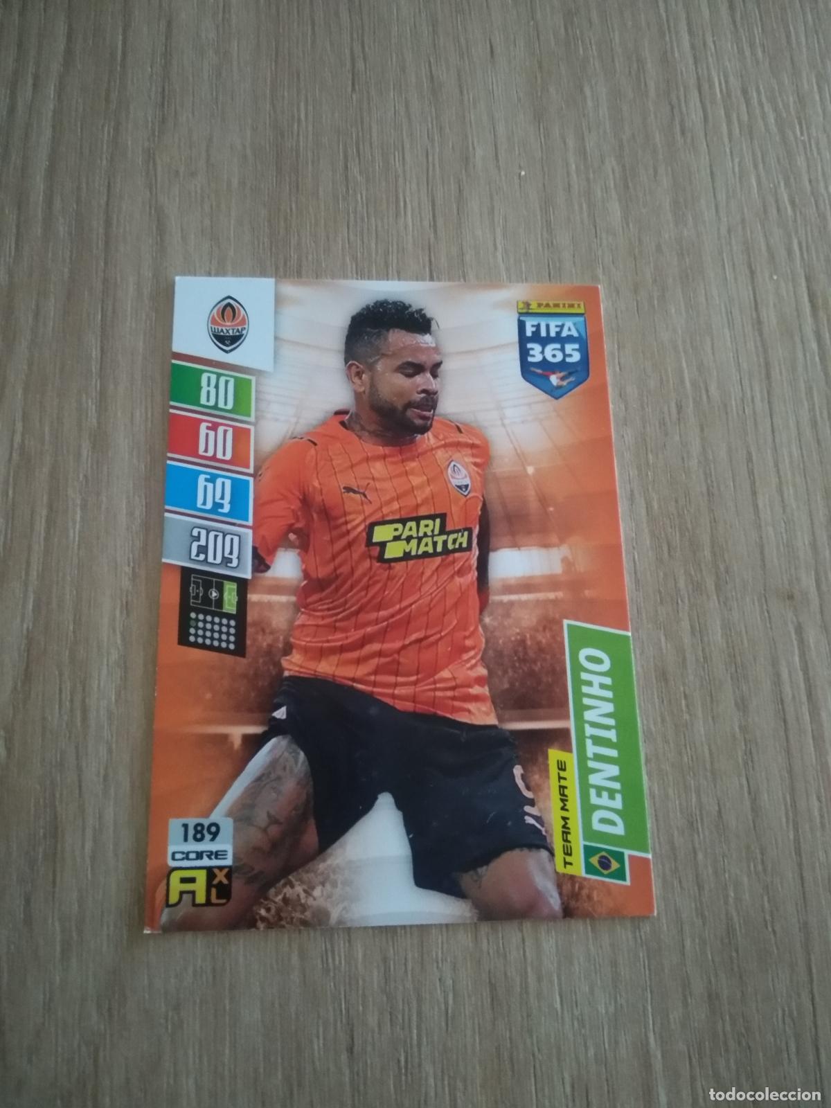 Cromos de F&uacute;tbol: 189 DENTINHO SHAKHTAR DONETSK CROMO FUTBOL PANINI ADRENALYN 21-22 FIFA 365 2021-2022