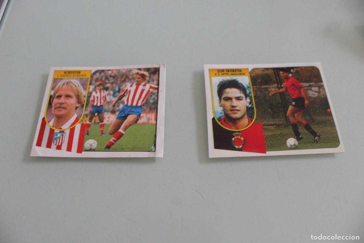 Cromos de F&uacute;tbol: ESTE 91 92 SCHUSTER RECUPERADO DE &Aacute;LBUM + REGALO (LEER DESCRIPCI&Oacute;N ANUNCIO)