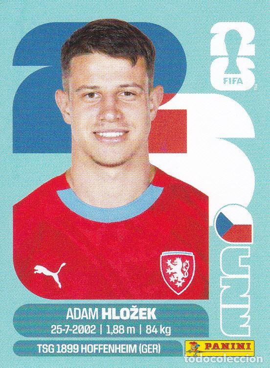 Cromos de F&uacute;tbol: FIFA WORLD CUP 2026 * ADAM HLOZEK N&ordm; 19 * DE CHEQUIA - NUEVO DE SOBRE (A-18)