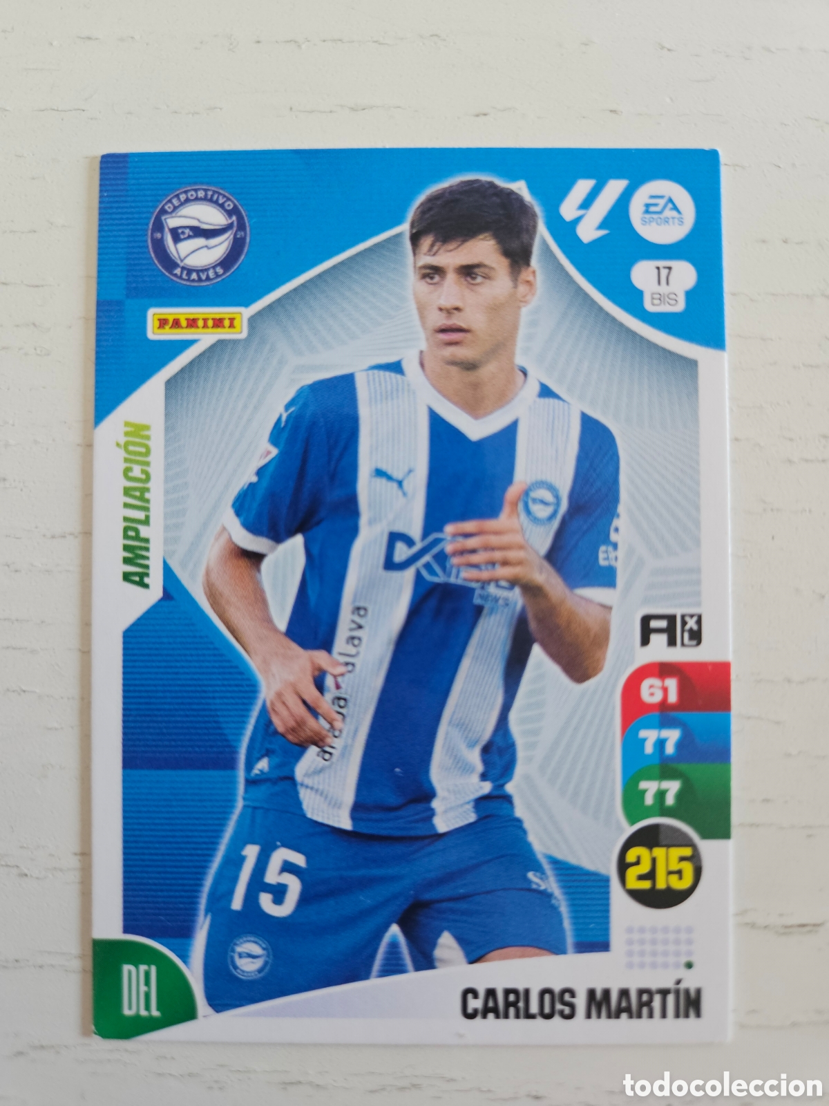 Cromos de Futebol: FICHA N&ordm; BIS 17 CARLOS MARTIN - ADRENALYN 24 25 - PANINI 2024 - 25 - CROMO - AMPLIACION