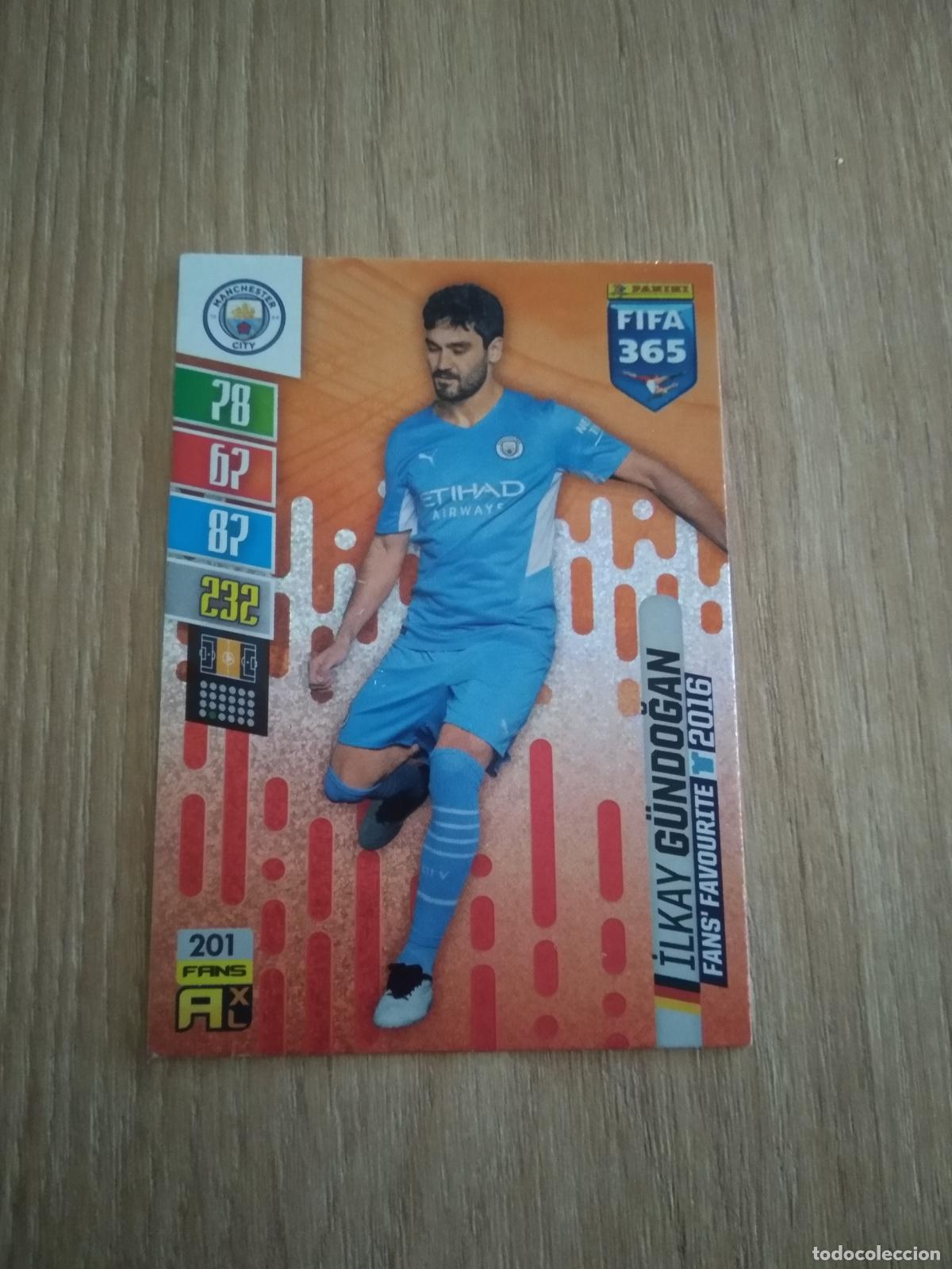 Cromos de Futebol: 201 GUNDOGAN MANCHESTER CITY CROMO FUTBOL PANINI ADRENALYN 21-22 FIFA 365 2021-2022