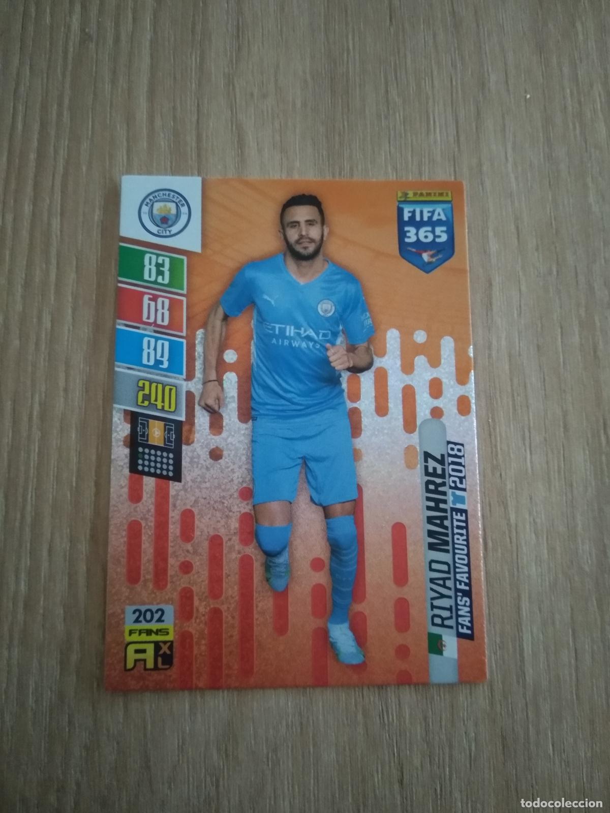 Cromos de Futebol: 202 MAHREZ MANCHESTER CITY CROMO FUTBOL PANINI ADRENALYN 21-22 FIFA 365 2021-2022