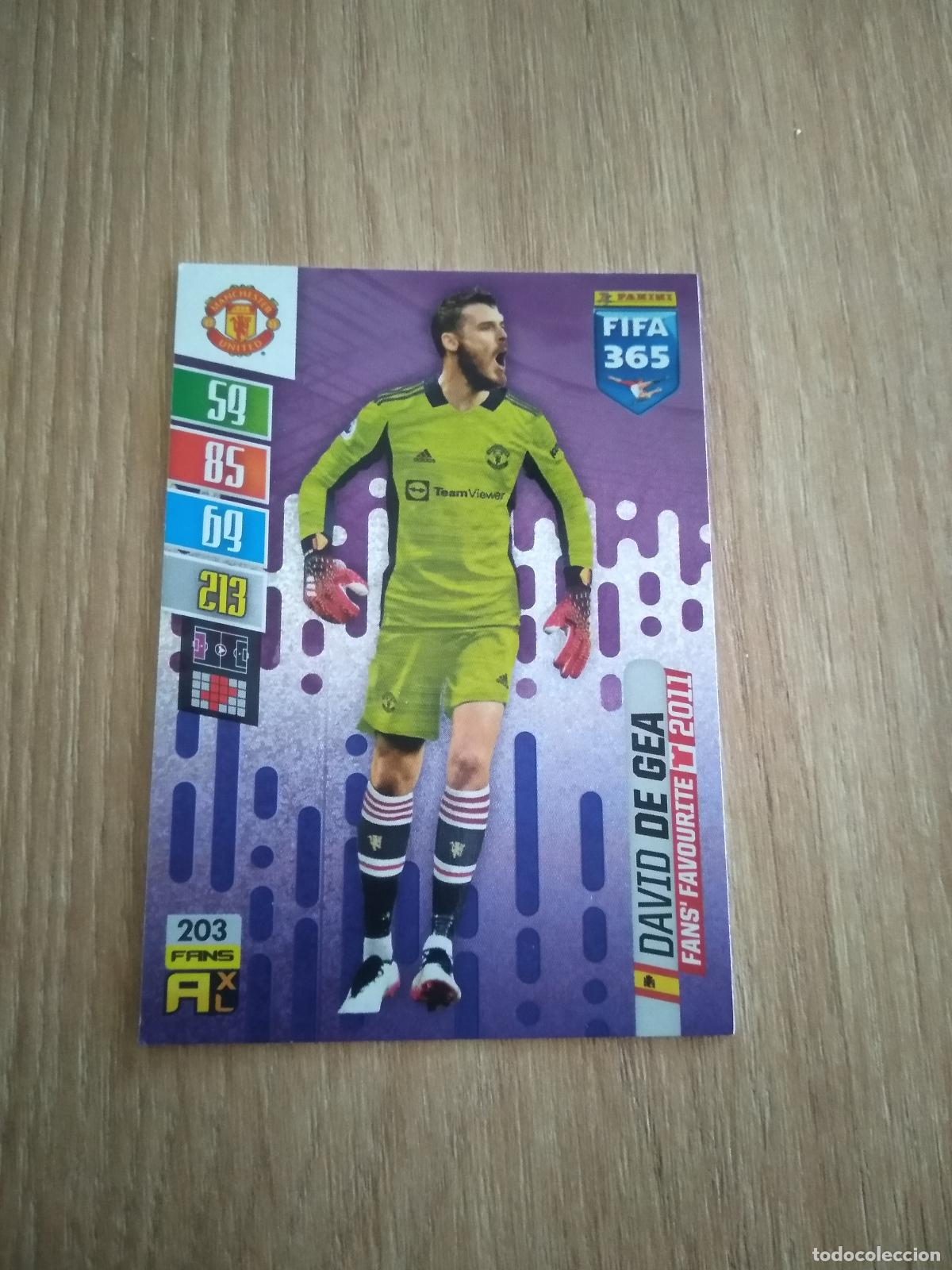 Cromos de Futebol: 203 DE GEA MANCHESTER UNITED CROMO FUTBOL PANINI ADRENALYN 21-22 FIFA 365 2021-2022