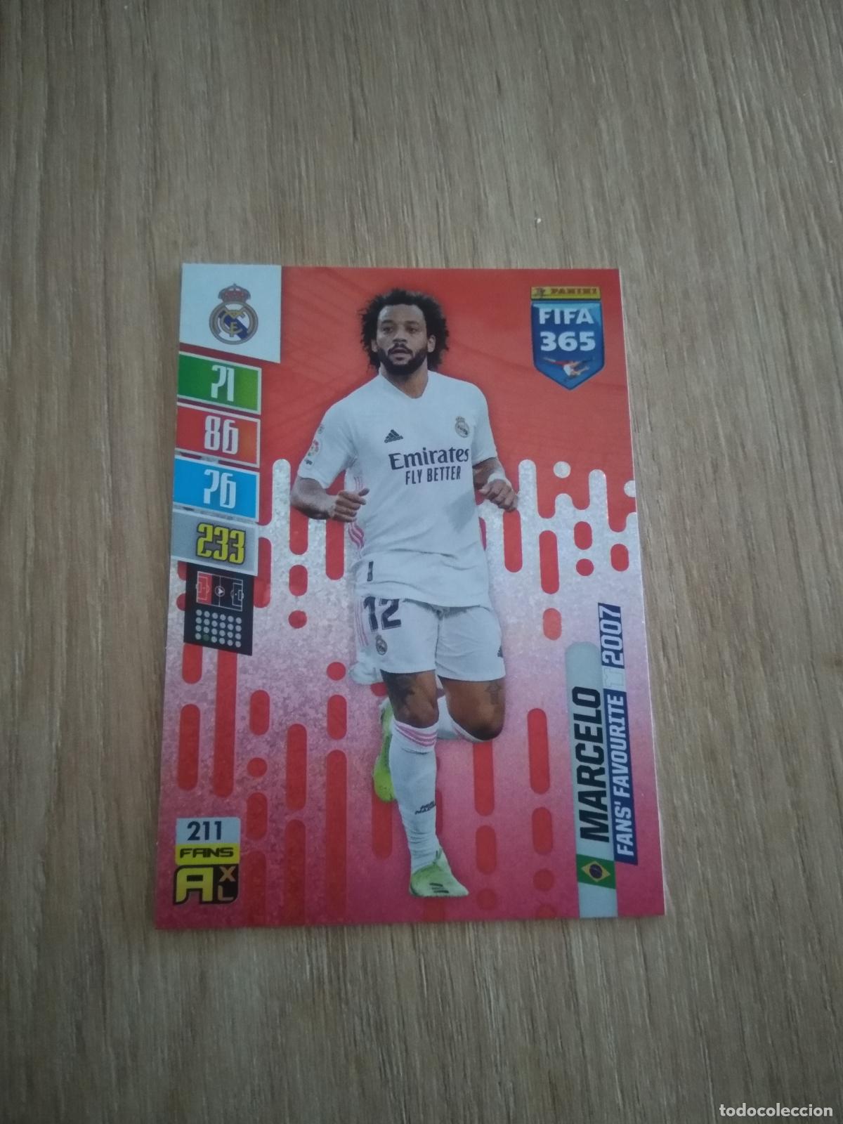 Cromos de F&uacute;tbol: 211 MARCELO REAL MADRID CROMO FUTBOL PANINI ADRENALYN 21-22 FIFA 365 2021-2022