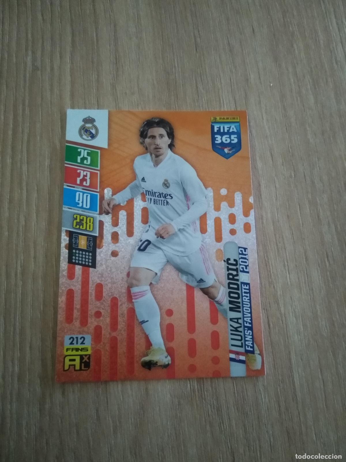 Cromos de F&uacute;tbol: 212 MODRIC REAL MADRID CROMO FUTBOL PANINI ADRENALYN 21-22 FIFA 365 2021-2022