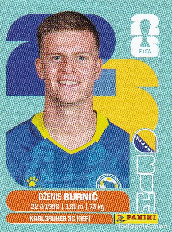Cromos de F&uacute;tbol: FIFA WORLD CUP 2026 * BURNIC N&ordm; 14 * DE BOSNIA - NUEVO DE SOBRE (A-18)