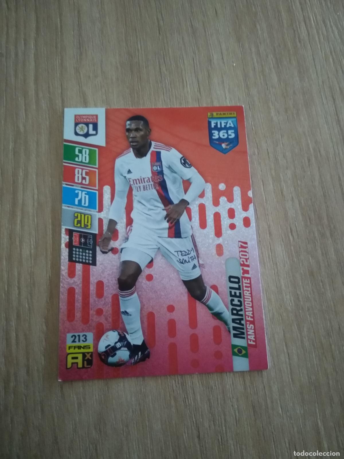 Cromos de F&uacute;tbol: 213 MARCELO OLYMPIQUE LYON CROMO FUTBOL PANINI ADRENALYN 21-22 FIFA 365 2021-2022