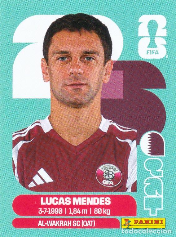 Cromos de F&uacute;tbol: FIFA WORLD CUP 2026 * LUCAS MENDES N&ordm; 4 * DE QATAR - NUEVO DE SOBRE (A-18)
