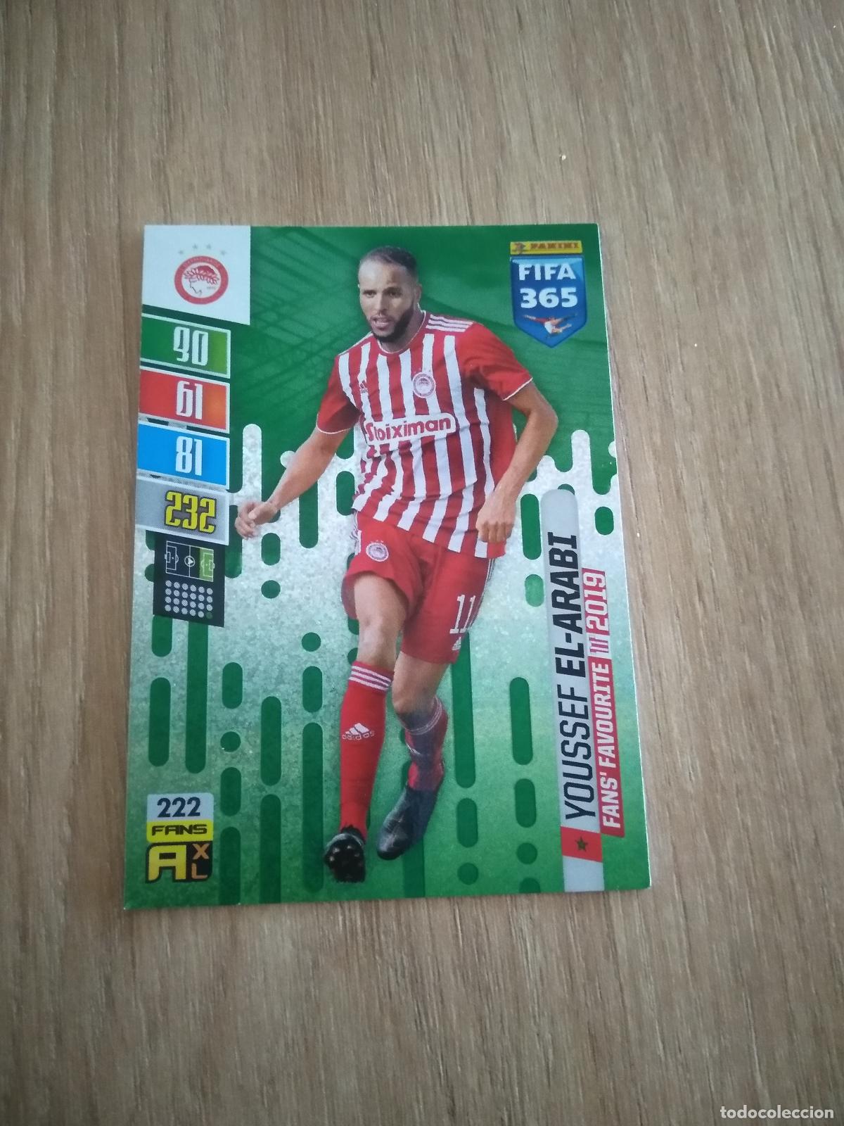 Cromos de F&uacute;tbol: 222 EL-ARABI OLYMPIACOS CROMO FUTBOL PANINI ADRENALYN 21-22 FIFA 365 2021-2022