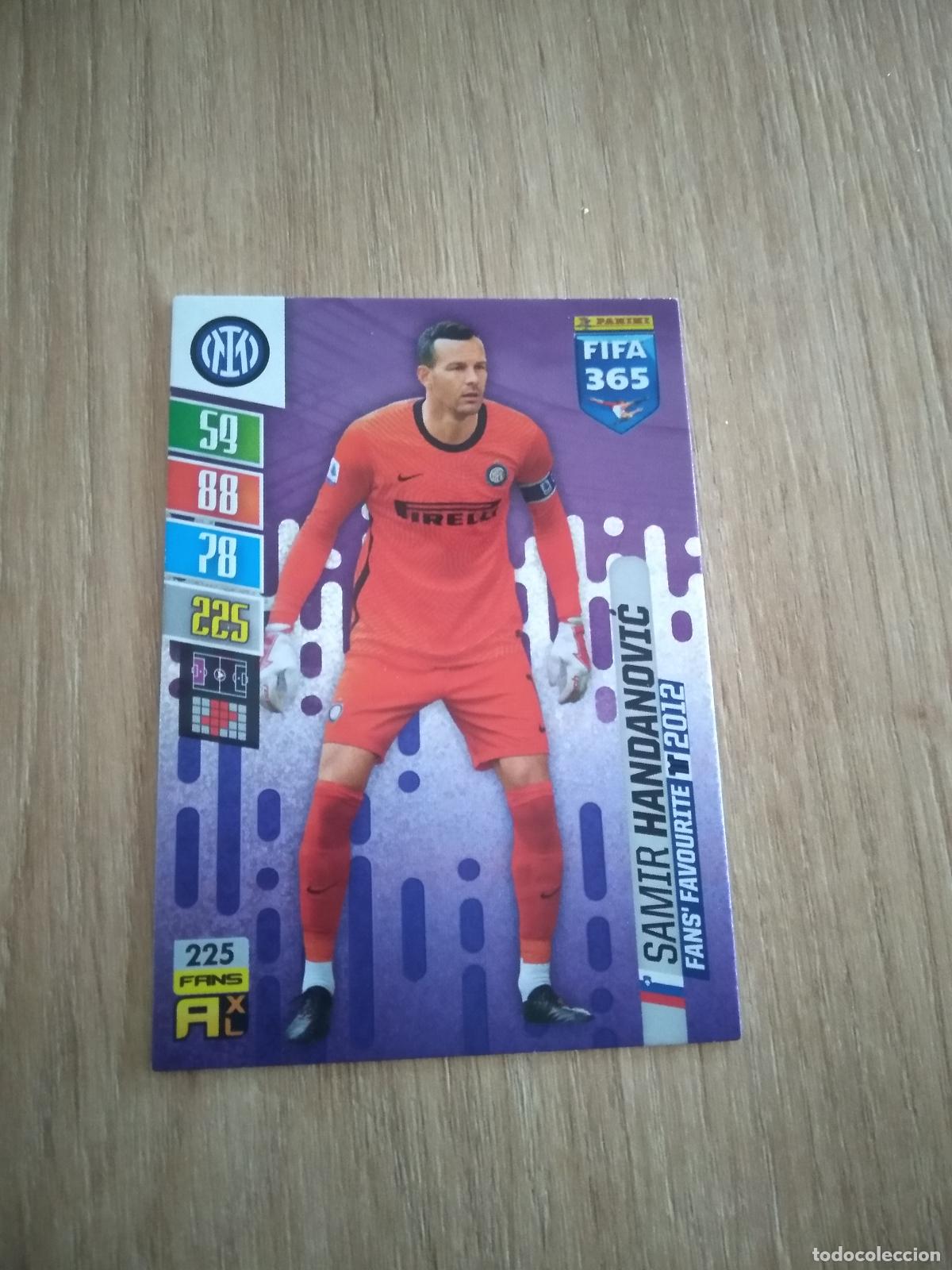 Cromos de F&uacute;tbol: 225 HANDANOVIC INTER MILAN CROMO FUTBOL PANINI ADRENALYN 21-22 FIFA 365 2021-2022