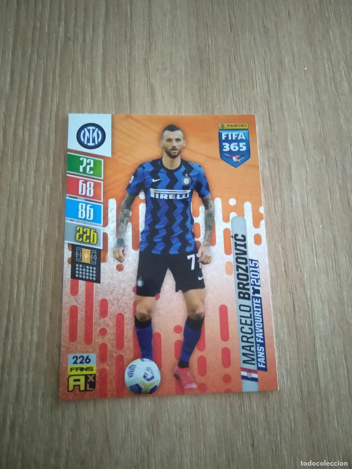 Cromos de F&uacute;tbol: 226 BROZOVIC INTER MILAN CROMO FUTBOL PANINI ADRENALYN 21-22 FIFA 365 2021-2022
