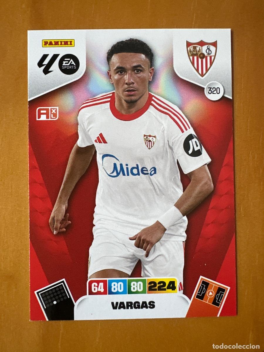Cromos de F&uacute;tbol: 320 Rub&eacute;n Vargas, Sevilla FC, Panini Adrenalyn XL La Liga 2025 2026 25 26