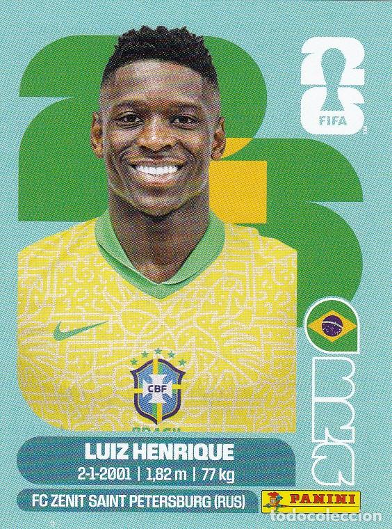 Cromos de F&uacute;tbol: FIFA WORLD CUP 2026 * LUIZ HERRIQUE N&ordm; 12 * DE BRASIL - NUEVO DE SOBRE (A-18)