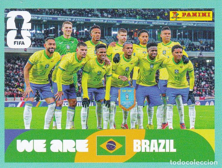 Cromos de F&uacute;tbol: FIFA WORLD CUP 2026 * EQUIPO N&ordm; 13 * DE BRASIL - NUEVO DE SOBRE (A-18)