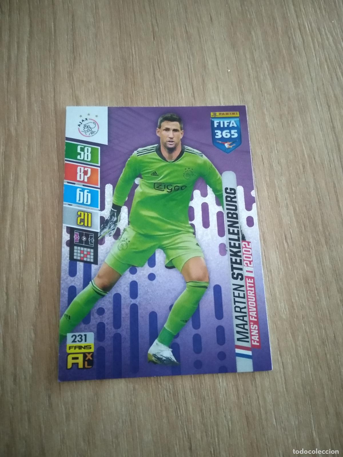 Cromos de F&uacute;tbol: 231 STEKELENBURG AJAX CROMO FUTBOL PANINI ADRENALYN 21-22 FIFA 365 2021-2022