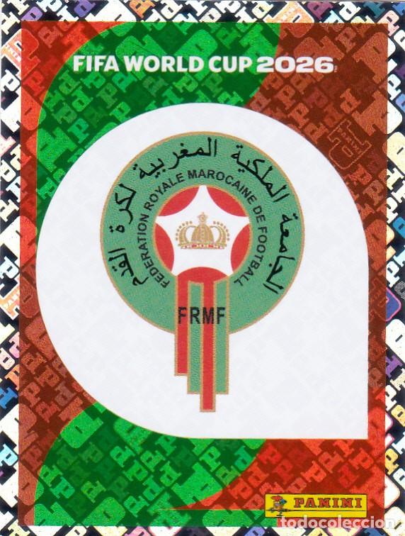 Cromos de F&uacute;tbol: FIFA WORLD CUP 2026 * ESCUDO N&ordm; 1 * DE MARRUECOS - NUEVO DE SOBRE (A-18)