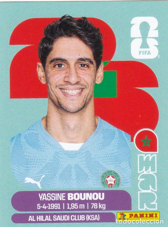 Cromos de F&uacute;tbol: FIFA WORLD CUP 2026 * BOUNOU N&ordm; 2 * DE MARRUECOS - NUEVO DE SOBRE (A-18)