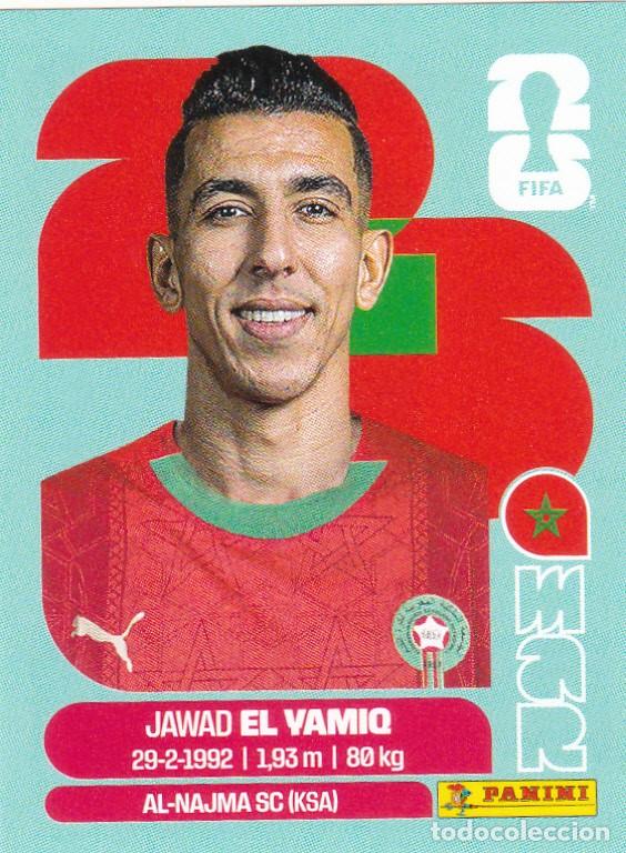Cromos de F&uacute;tbol: FIFA WORLD CUP 2026 * EL YAMIQ N&ordm; 8 * DE MARRUECOS - NUEVO DE SOBRE (A-18)