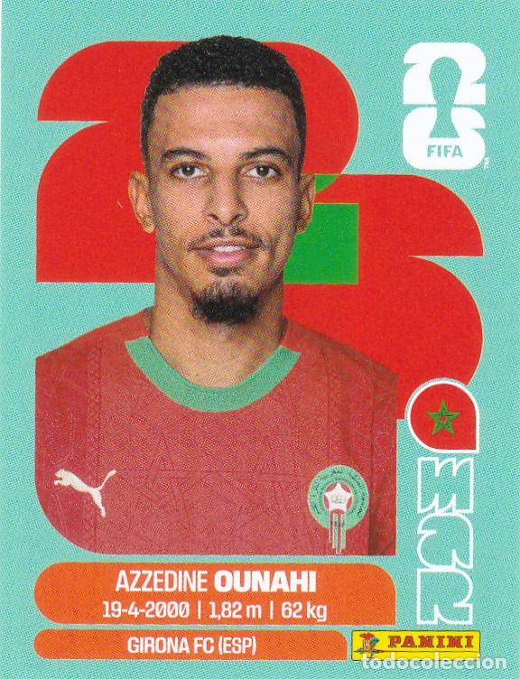Cromos de F&uacute;tbol: FIFA WORLD CUP 2026 * OUNAHI N&ordm; 11 * DE MARRUECOS - NUEVO DE SOBRE (A-18)
