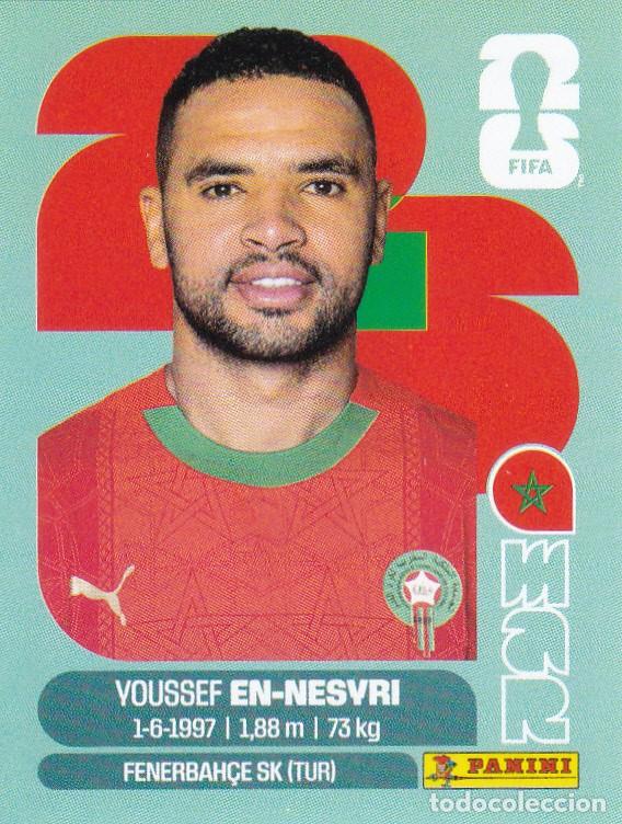 Cromos de F&uacute;tbol: FIFA WORLD CUP 2026 * EN-NESYRI N&ordm; 16 * DE MARRUECOS - NUEVO DE SOBRE (A-18)