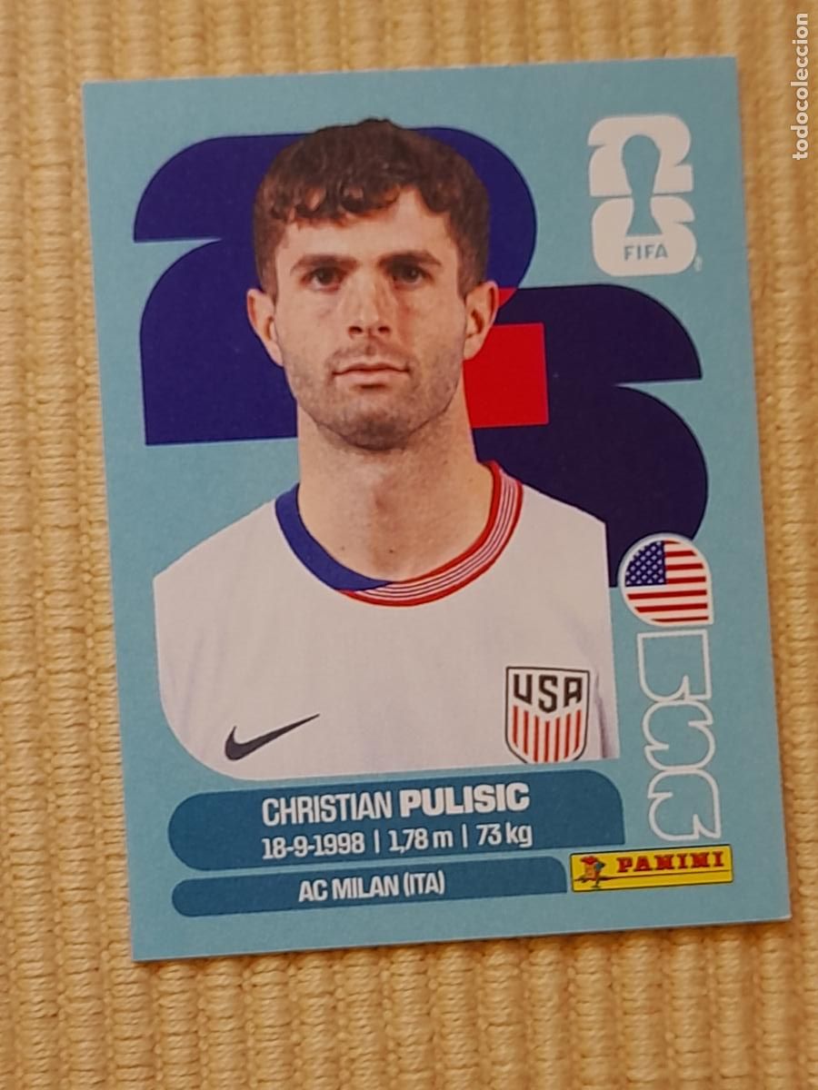 Cromos de F&uacute;tbol: CROMO USA 16 Christian Pulisic ESTADOS UNIDOS FIFA WORLD CUP 2026 (MUNDIAL MEXICO EE.UU CANADA)