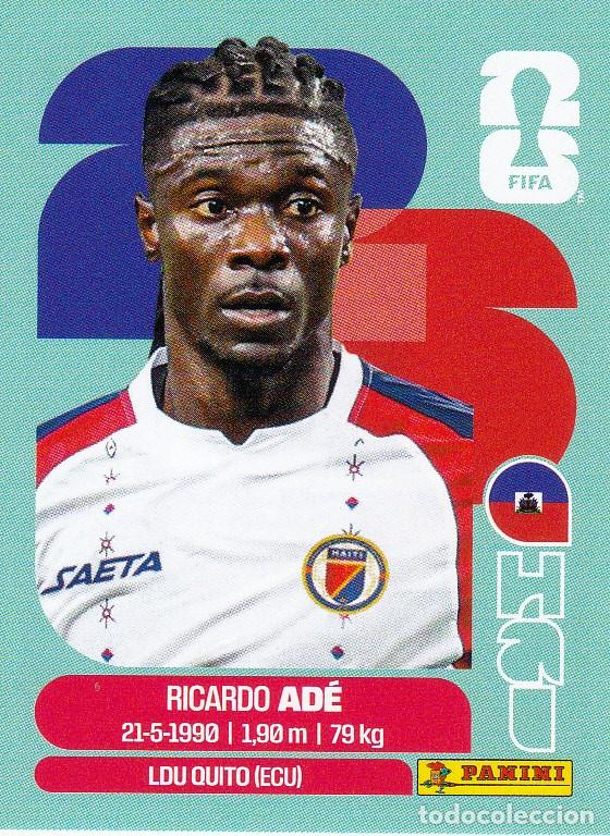 Cromos de F&uacute;tbol: FIFA WORLD CUP 2026 * RICARDO AD&Eacute; N&ordm; 6 * DE HAITI - NUEVO DE SOBRE (A-18)