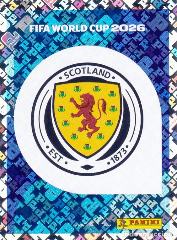 Cromos de F&uacute;tbol: FIFA WORLD CUP 2026 * ESCUDO N&ordm; 1 * DE ESCOCIA - NUEVO DE SOBRE (A-18)