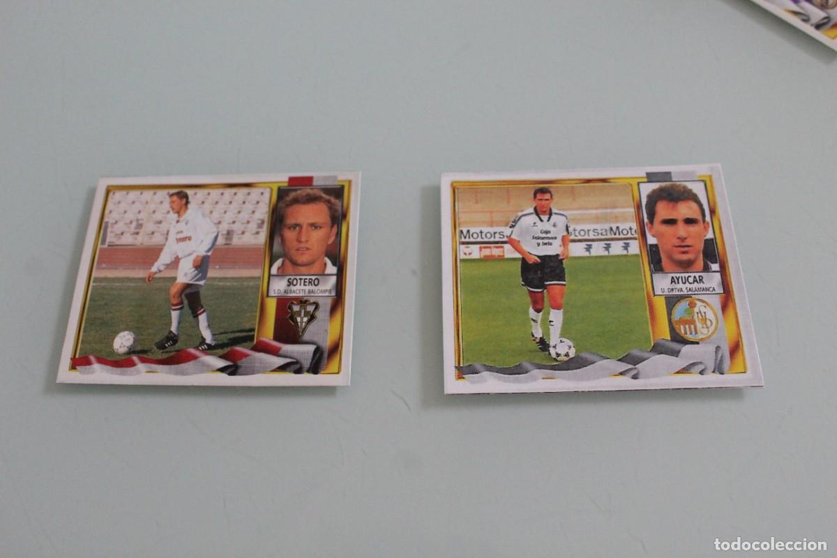 Cromos de F&uacute;tbol: ESTE 95 96 SOTERO RECUPERADO DE &Aacute;LBUM + REGALO (LEER DESCRIPCI&Oacute;N ANUNCIO)