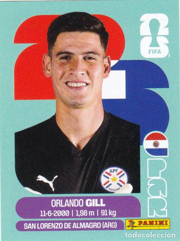 Cromos de F&uacute;tbol: FIFA WORLD CUP 2026 * ORLANDO GILL N&ordm; 3 * DE PARAGUAY - NUEVO DE SOBRE (A-18)