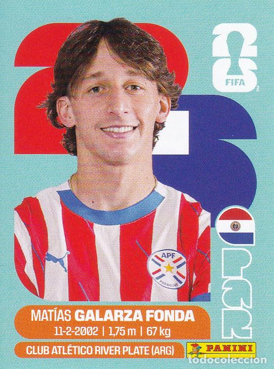 Cromos de F&uacute;tbol: FIFA WORLD CUP 2026 * GALARZA FONDA N&ordm; 14 * DE PARAGUAY - NUEVO DE SOBRE (A-18)