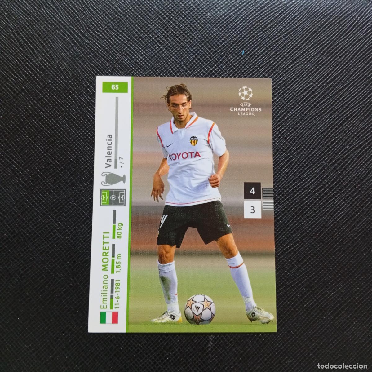 Cromos de F&uacute;tbol: 65 MORETTI VALENCIA PANINI TRADING CARDS UEFA CHAMPIONS LEAGUE 2007 2008 - (MD2002-2) PG39