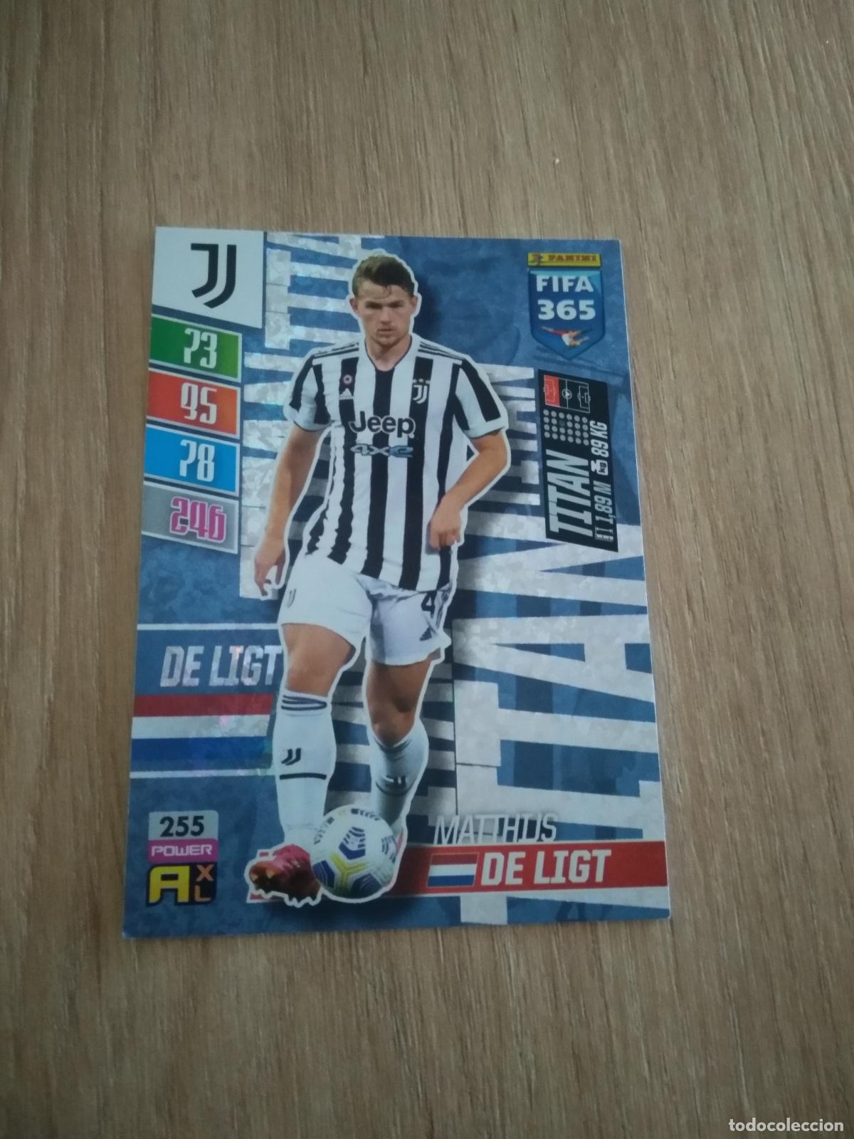 Cromos de F&uacute;tbol: 255 DE LIGT JUVENTUS TURIN CROMO FUTBOL PANINI ADRENALYN 21-22 FIFA 365 2021-2022