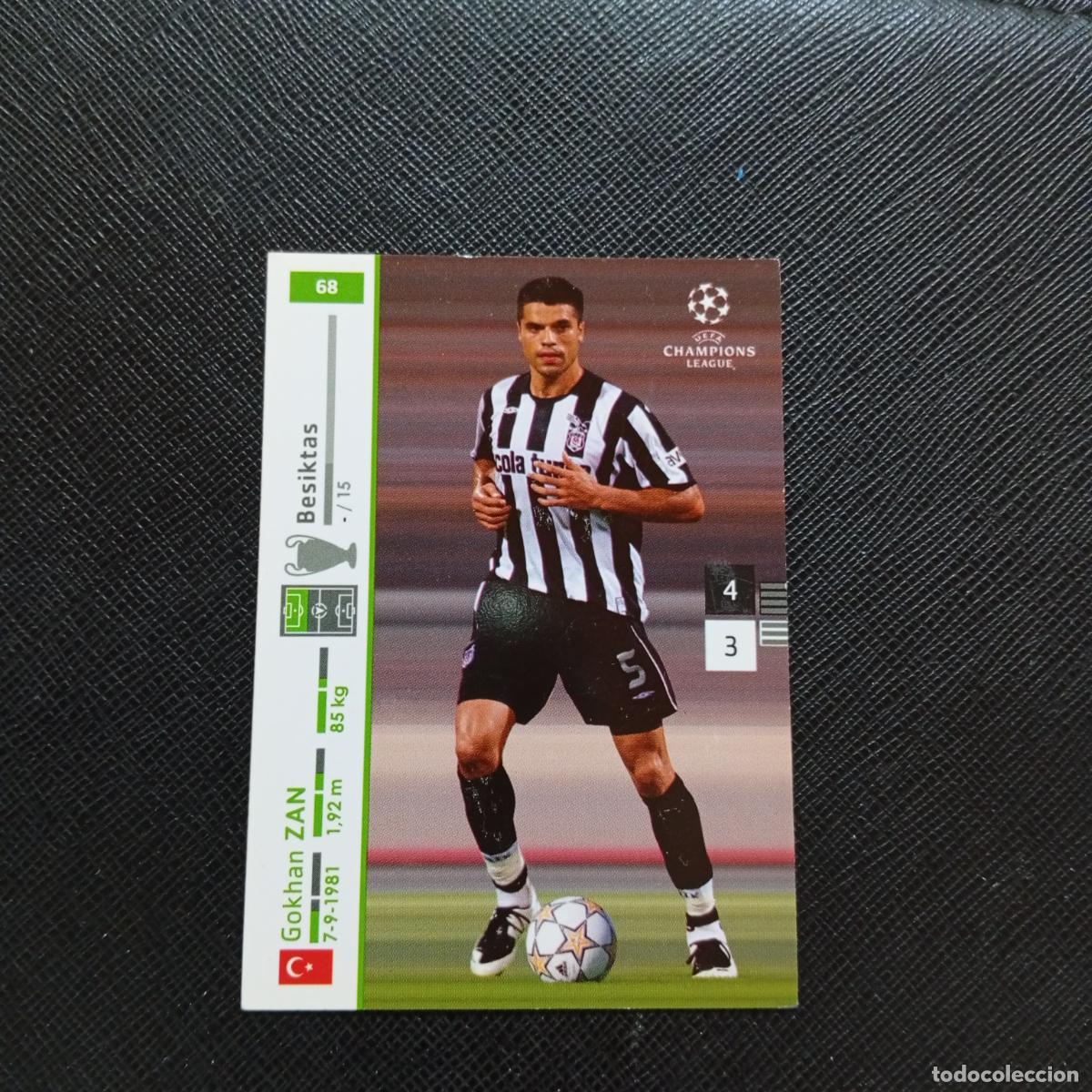 Cromos de F&uacute;tbol: 68 ZAN BESIKTAS PANINI TRADING CARDS UEFA CHAMPIONS LEAGUE 2007 2008 - (MD2002-2) PG39