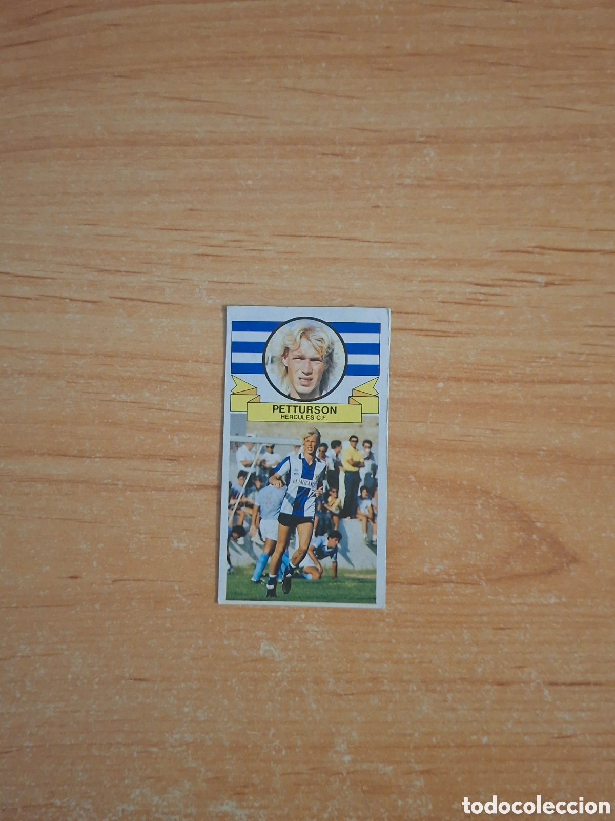Figurine di Calcio: Este 85 86 peturson h&eacute;rcules 1 s coloca despegado ver fotos