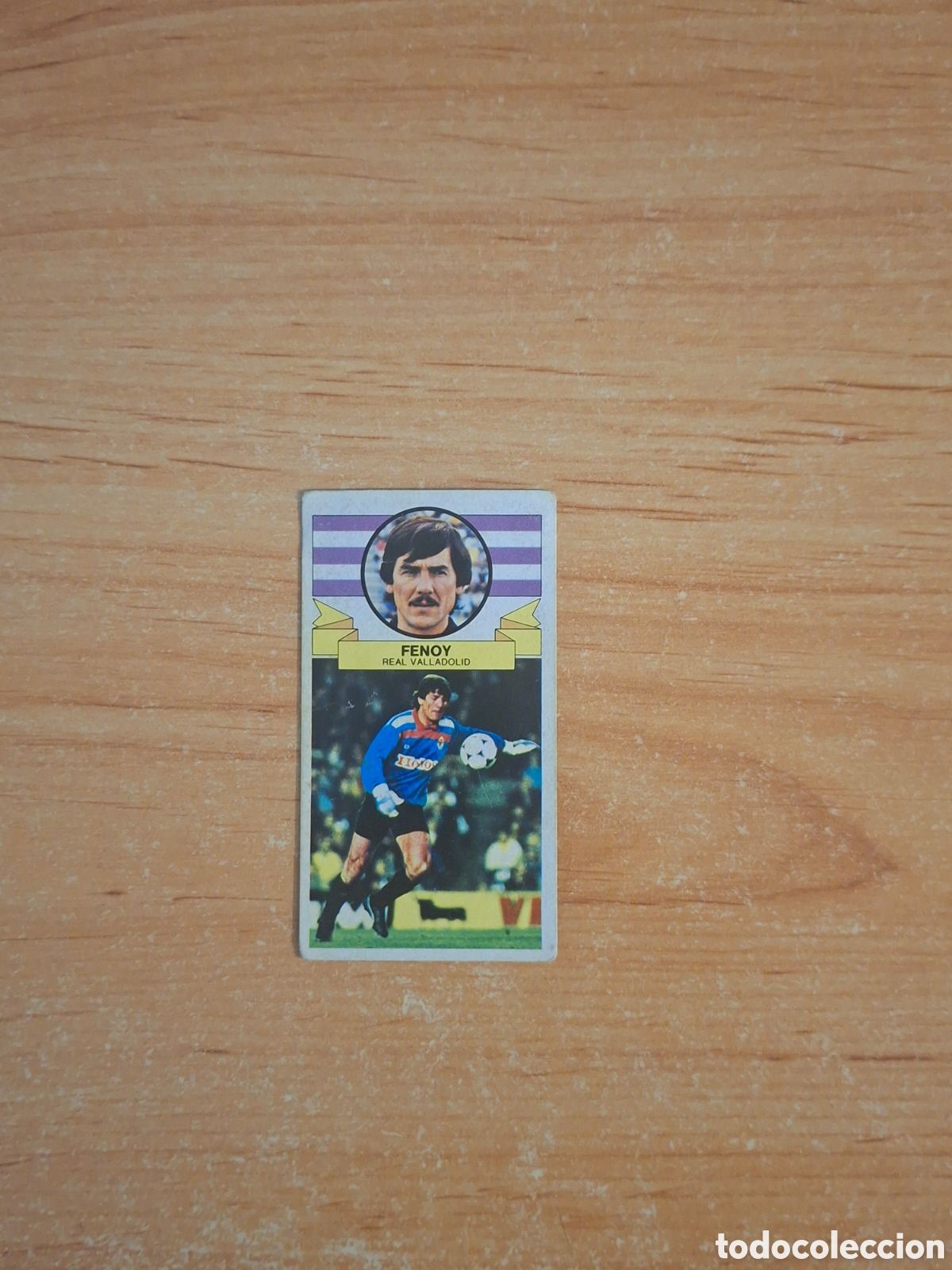 Cartes &agrave; collectionner de Football: Este 85 86 fenoy Valladolid baja despegado ver fotos