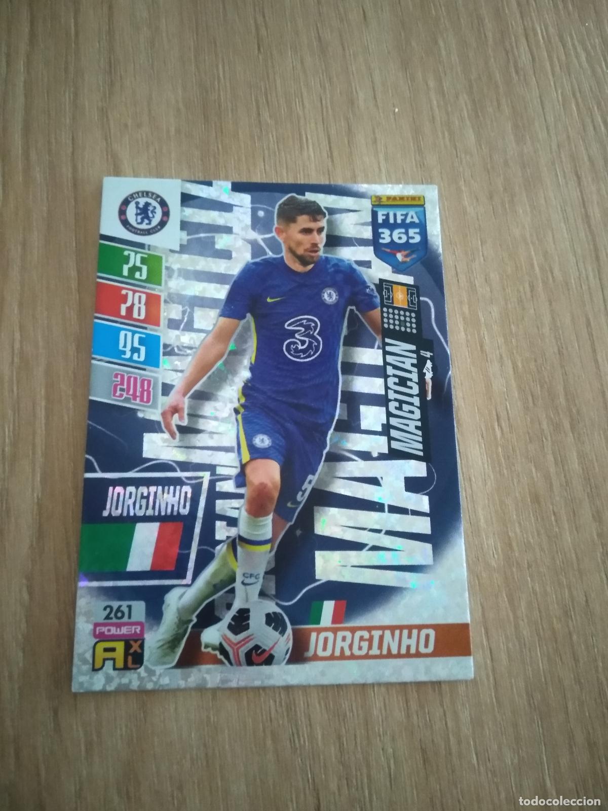 Cartes &agrave; collectionner de Football: 261 JORGINHO CHELSEA CROMO FUTBOL PANINI ADRENALYN 21-22 FIFA 365 2021-2022
