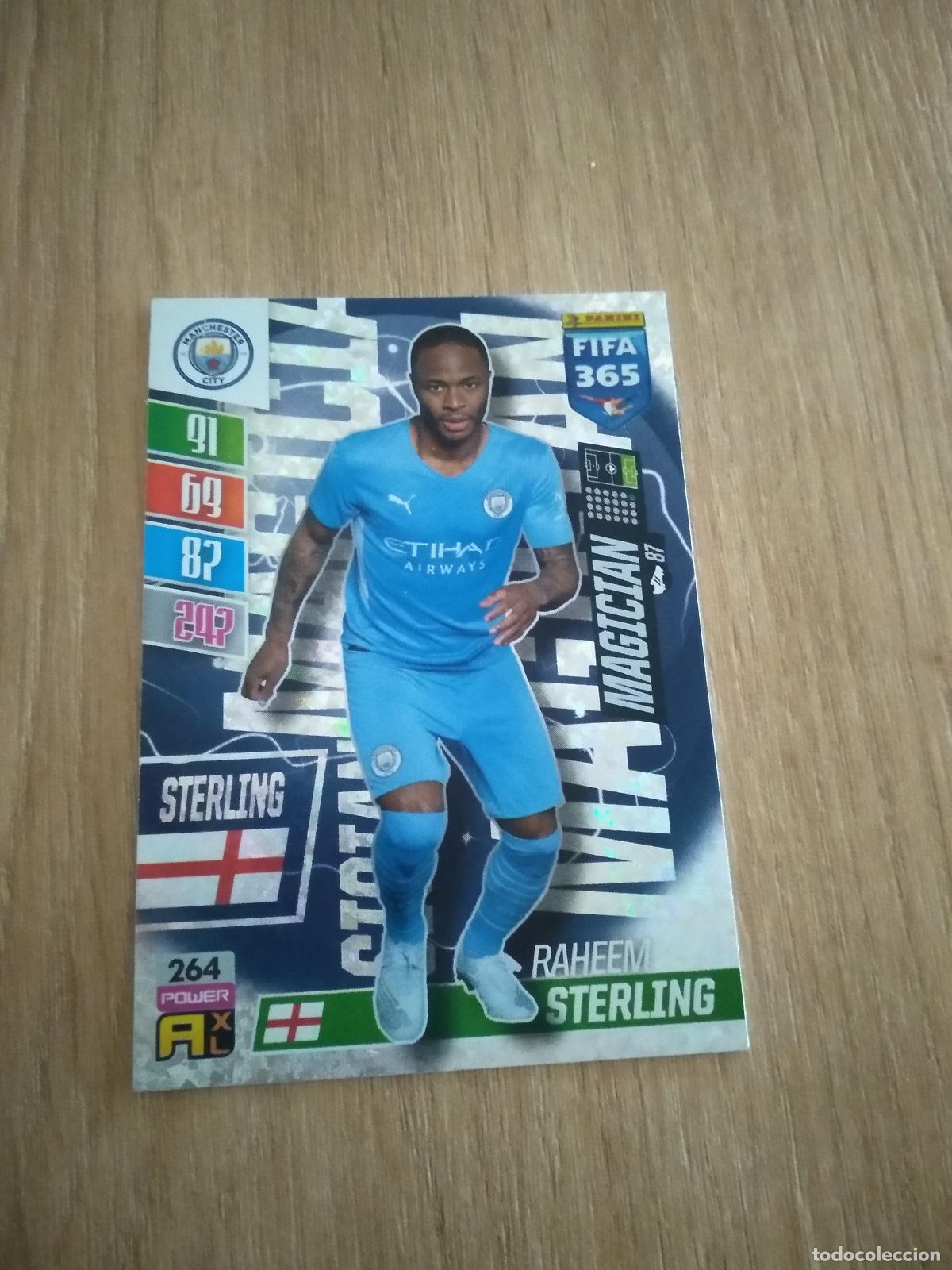 Fu&szlig;ball-Sticker: 264 STERLING MANCHESTER CITY CROMO FUTBOL PANINI ADRENALYN 21-22 FIFA 365 2021-2022