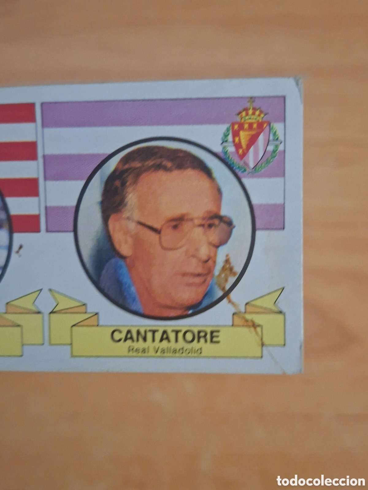 Football Stickers: Este 85 86 cantatore gafas entrenador despegado ver fotos