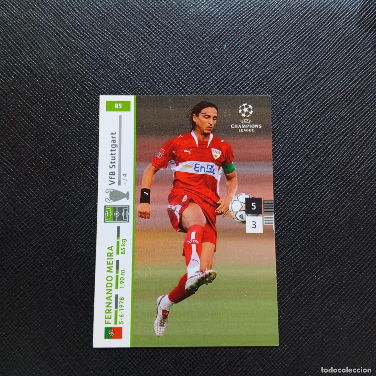 Football Stickers: 85 FERNANDO MEIRA STUTTGART PANINI TRADING CARDS UEFA CHAMPIONS LEAGUE 2007 2008 - (MD2002-2) PG41
