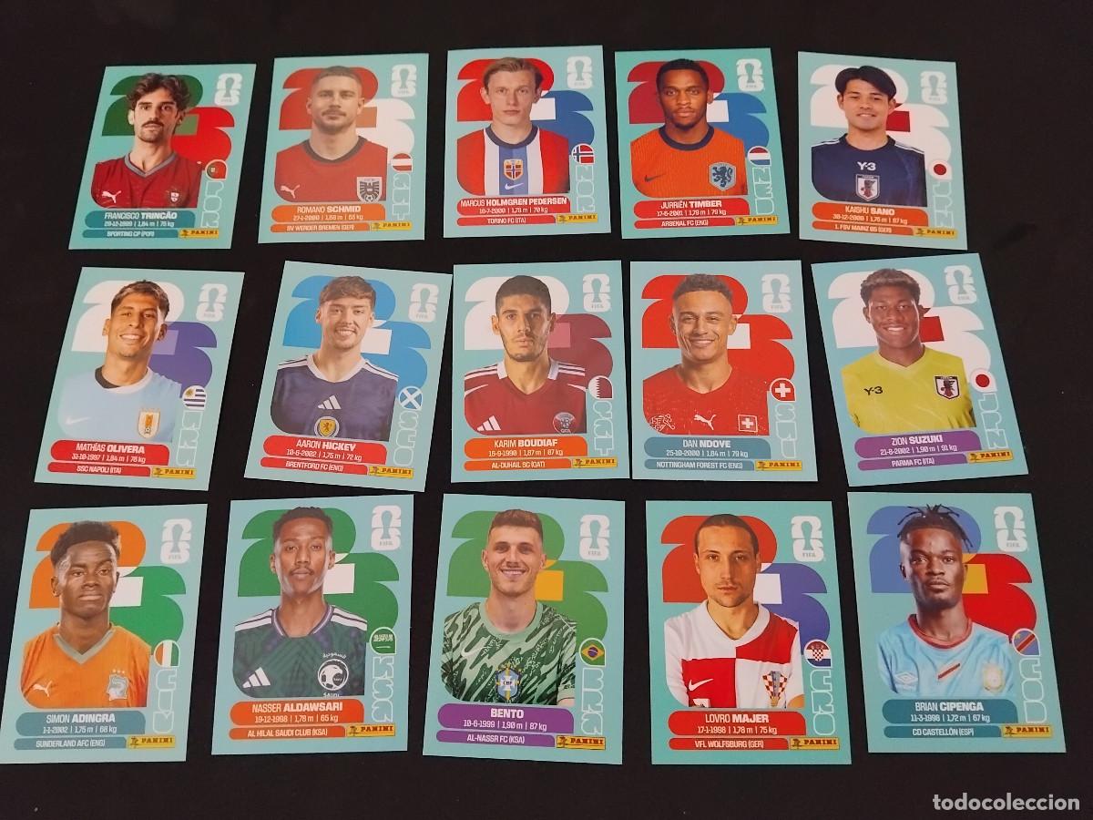Football Stickers: 15 CROMOS MUNDIAL 2026 - LOTE DE 15 CROMOS VARIADOS - PANINI FIFA WORLD CUP 2026 - MUNDIAL 2026 26