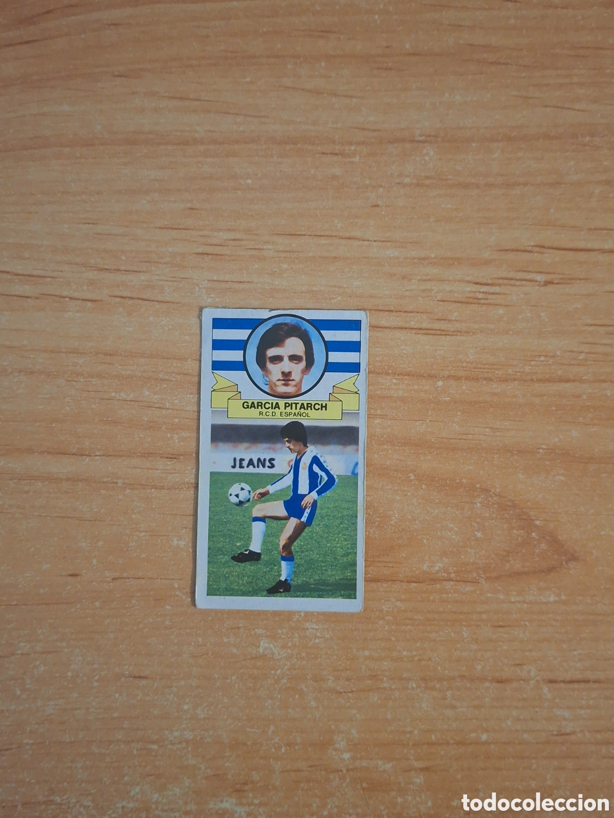 Football Stickers: Este 85 86 garcia pitarch espa&ntilde;ol pintado 8 fichaje despegado ver fotos