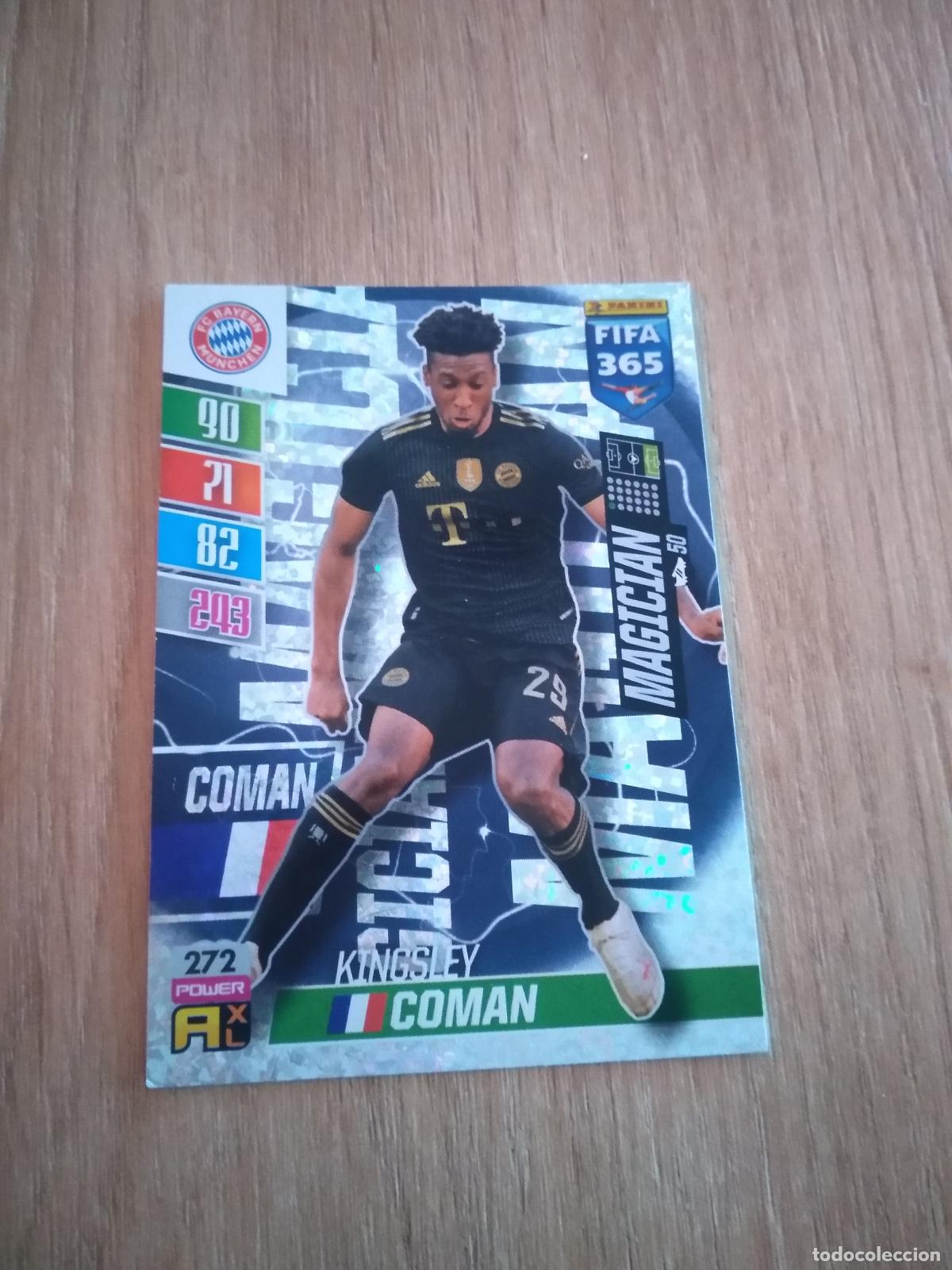 Football Stickers: 272 COMAN BAYERN MUNICH CROMO FUTBOL PANINI ADRENALYN 21-22 FIFA 365 2021-2022